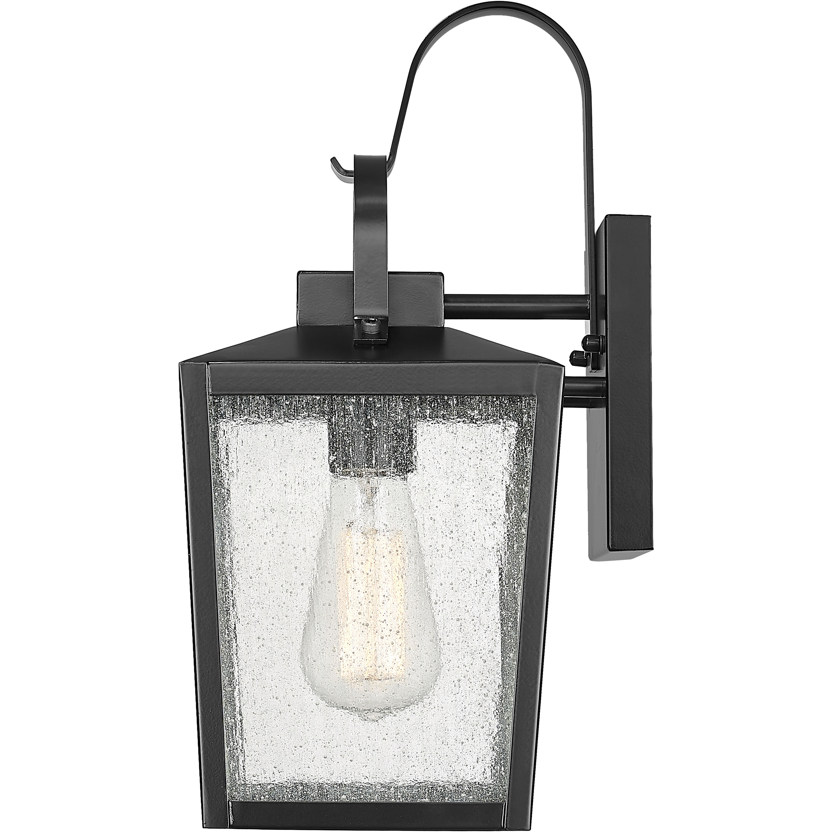 Devens 1 Light 17.88 inch Powder Coated Black Outdoor Wall Sconce